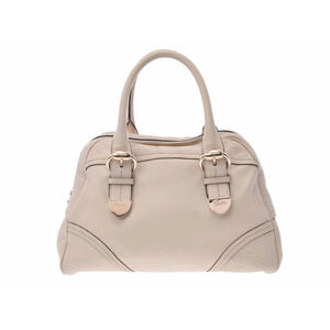 Gucci Guccissima Boston Bag Leather Ivory White